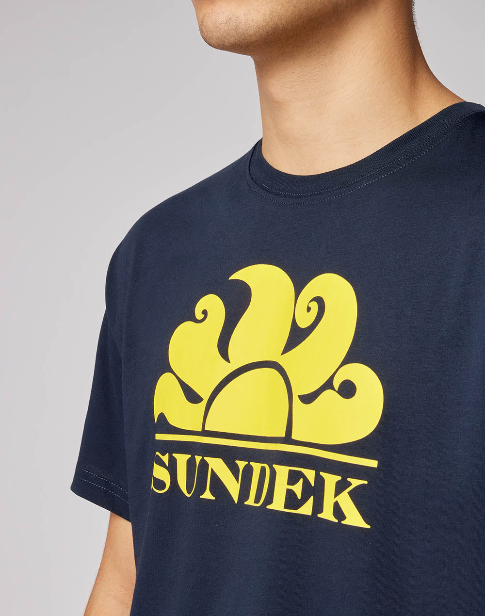 NEW SIMEON CREW NECK T-SHIRT WITH LOGO