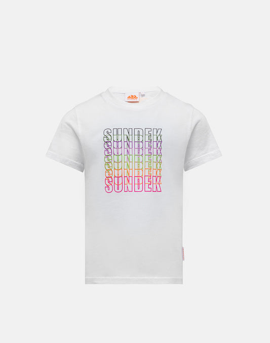 T-SHIRT AVEC MOTIF RAINBOW WRITING