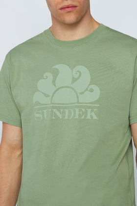 T-SHIRT MANICHE CORTE CON LOGO