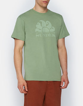 T-SHIRT MANICHE CORTE CON LOGO