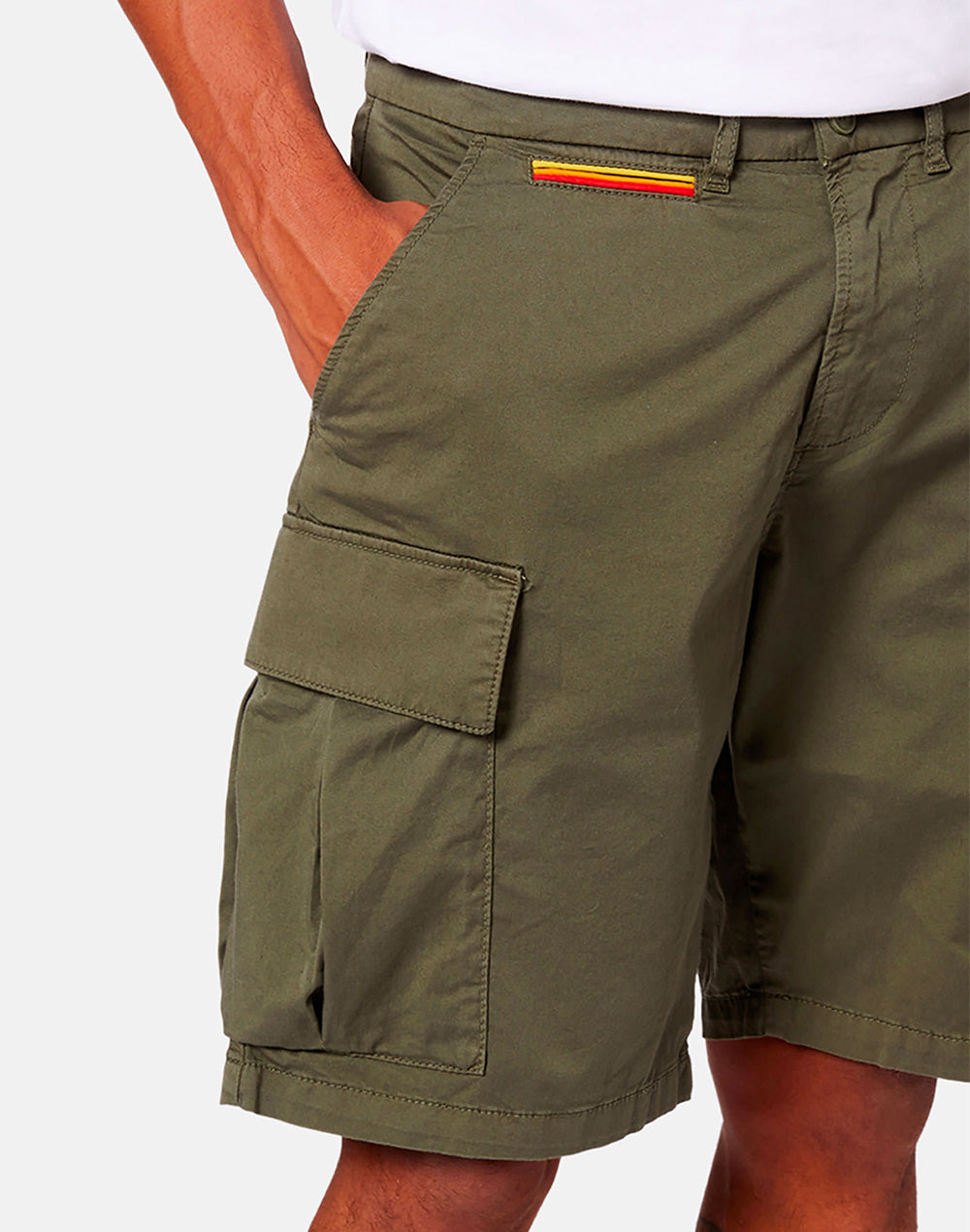 STRETCH COTTON CARGO SHORTS