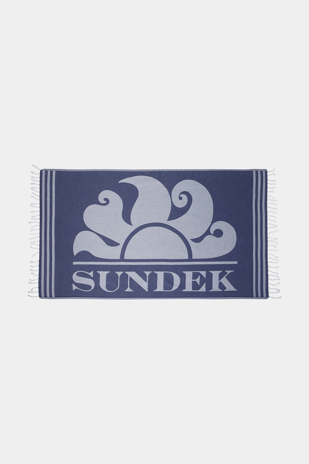 SERVIETTE DE PLAGE FOUTA JACQUARD AVEC LOGO