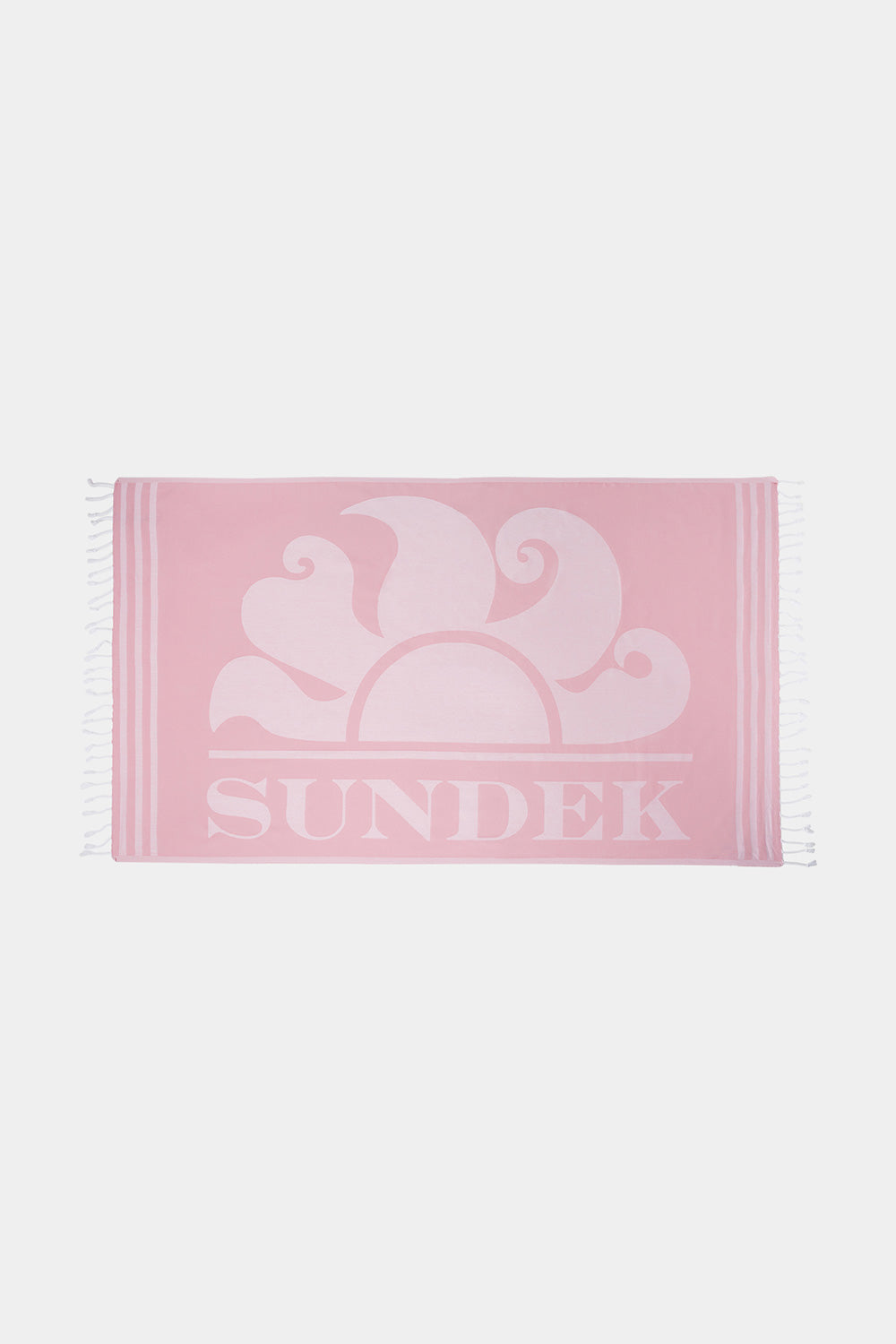 SERVIETTE DE PLAGE FOUTA JACQUARD AVEC LOGO