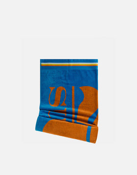 NEW CLASSIC - JACQUARD BEACH TOWEL WITH LOGO