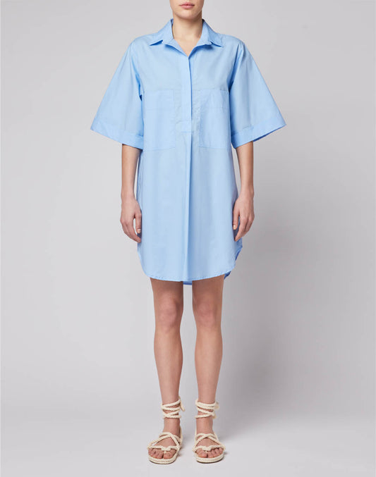 POPLIN SHORT DRESS