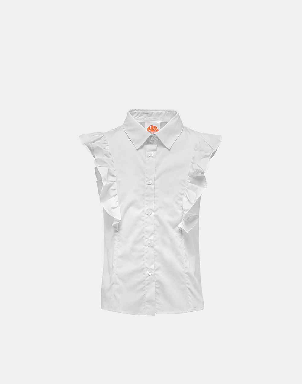 CHEMISE SANS MANCHES EN POPELINE DE COTON